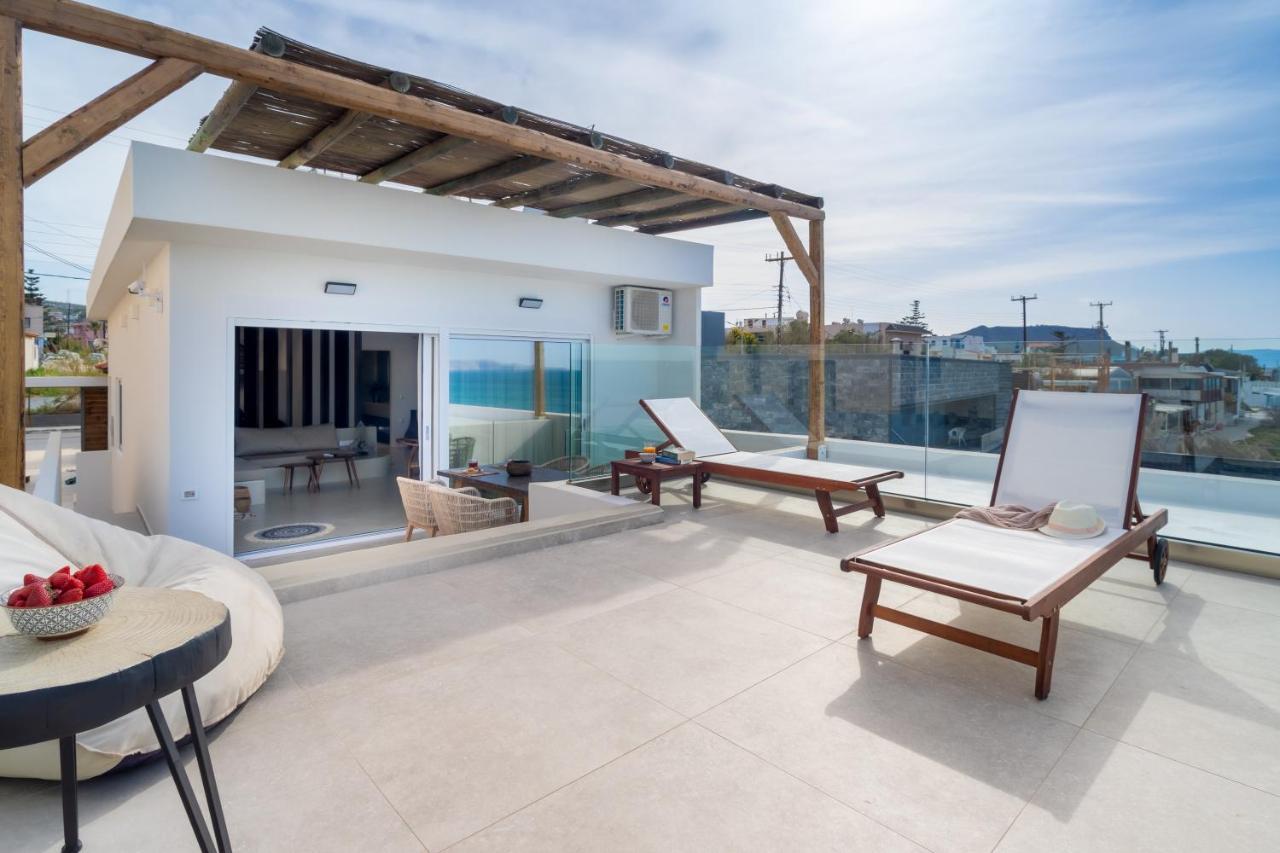 Wave, An Idyllic Seafront Suite By Nirousuites Kokkini Hani Exterior photo